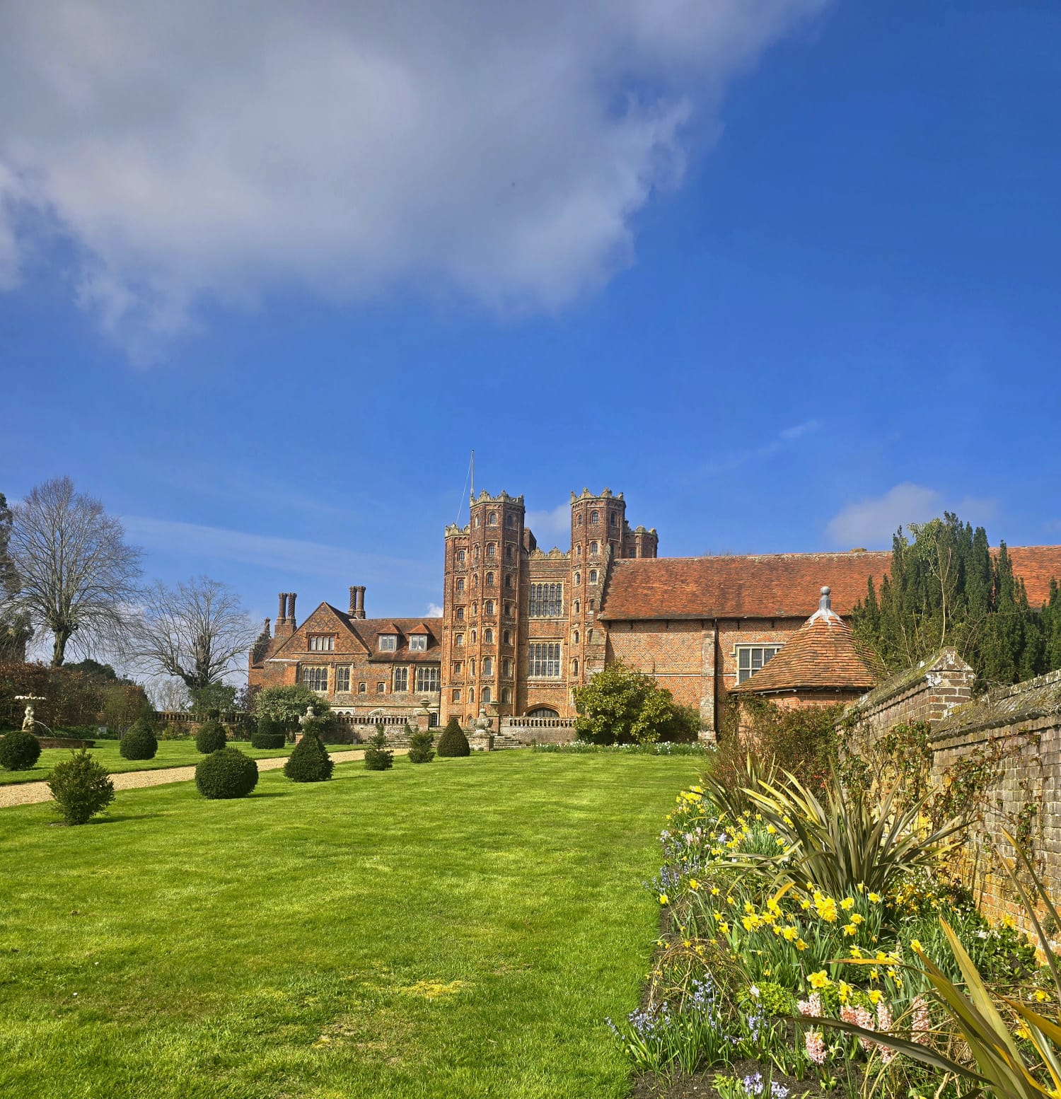 Wide garden view